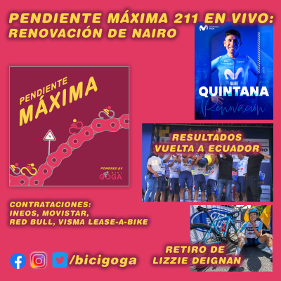 episode PENDIENTE MÁXIMA 211: Nairo renueva con Movistar Team artwork