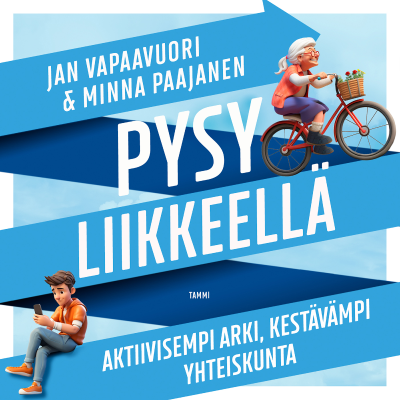 Kansikuva näyttelystä Pysy liikkeellä