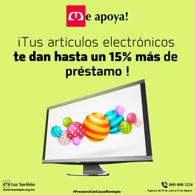 episode ¡Tus artículos electrónicos te dan hasta un 15% mas de préstamo! artwork