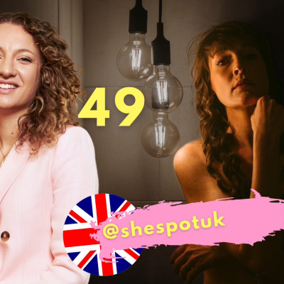 episode #49 (ENG): Toys, pleasure & stigma with Kalila Bolton @shespotuk artwork
