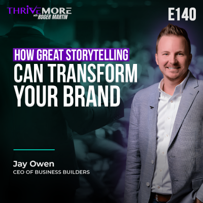 episode E140: Jay Owen: The Resilient Entrepreneur on How Storytelling Can Transform Your Brand artwork