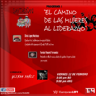 episode SAYT´ASIÑANI ESTRENO PROGRAMA 1 "El camino de las mujeres al Liderazgo" artwork