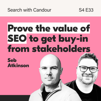 episode Build better SEO strategies with keyword clustering | Seb Atkinson | Search with Candour artwork