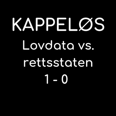 episode Lovdata Vs. Rettsstaten 1 - 0 artwork