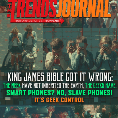 episode THE MEEK HAVE NOT INHERITED THE EARTH, THE GEEKS HAVE. SMART PHONES? NO, SLAVE PHONES. artwork