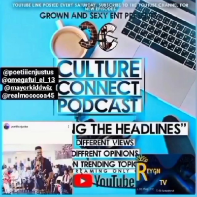 episode The Culture Connect Podcast Interview Ft. @PoetiiicNJustus Episode 24 Available on Roku TV Reygn TV artwork