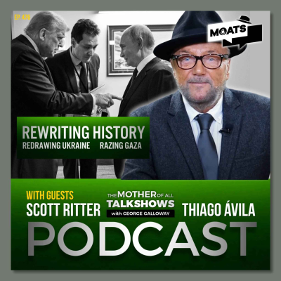 episode REWRITING HISTORY | Redrawing Ukraine | Razing Gaza artwork