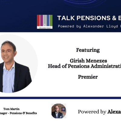 episode TALK Pensions & Benefits UK S1 Ep 3 Girish Menezes artwork