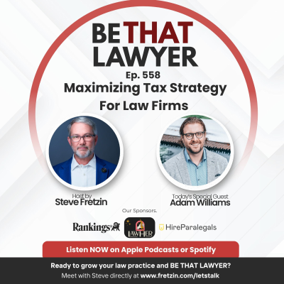 episode Adam Williams: Maximizing Tax Strategy For Law Firms artwork