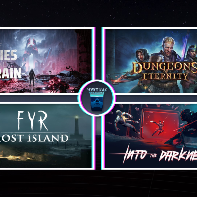 episode VS 225: Of Lies and Rain, Into the Darkness, Crossings, FYR: The Lost Island, DOE, Starvault & more artwork