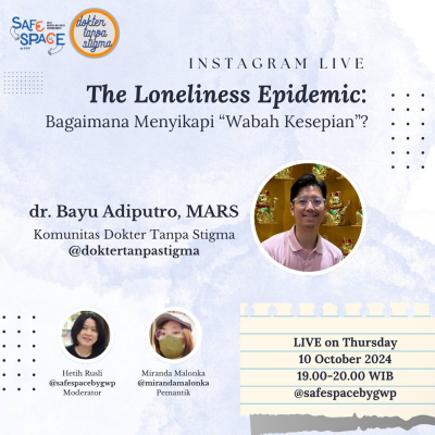 episode The Loneliness Epidemic: Bagaimana Menyikapi "Wabah Kesepian? - Safespace by GWP artwork