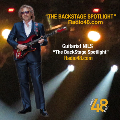 episode The Backstage Spotlight" on Radio48.com Smooth Jazz Radio with Contemporary Jazz Guitarist Nils Jiptner, aka NILS artwork