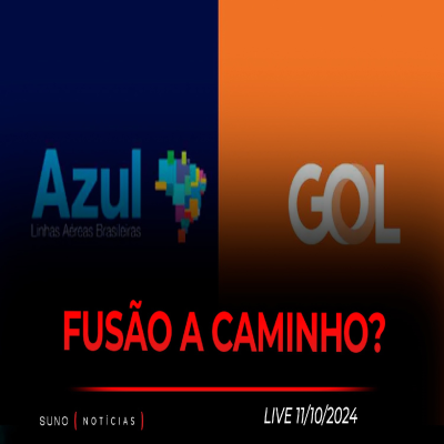 episode 🔴 FUSÃO ENTRE GOL (GOLL4) E AZUL (AZUL4) | Ibovespa cai | Ambev (ABEV3) no 3T24 artwork
