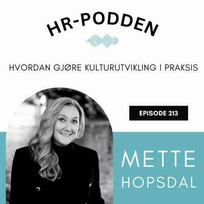 episode 213: Hvordan gjøre kulturutvikling i praksis, med Mette Hopsdal artwork