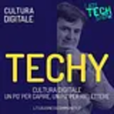 episode #Techy del 5 maggio 2025 in formato podcast artwork