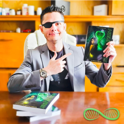 episode Why I wrote an EDGY biohacking novel - "Not For Sex Addicts" - INSTEAD of another self-help book... artwork