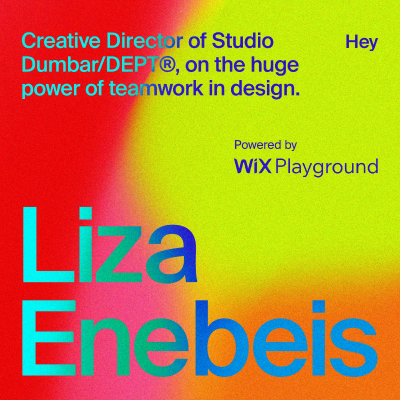 episode Liza Enebeis, Creative Director of Studio Dumbar/DEPT®, on the huge power of teamwork in design | Women at Work artwork