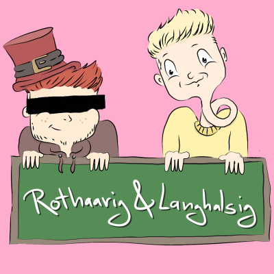 Rothaarig und Langhalsig