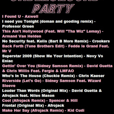 episode Famous Underground Party artwork