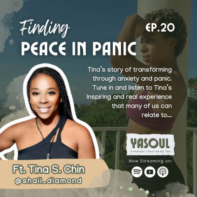 episode Finding Peace in Panic - Tina's Story of healing through panic artwork