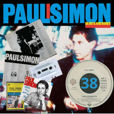 episode Afl. 38 De net niet Simon & Garfunkel LP: Hearts and Bones van Paul Simon artwork