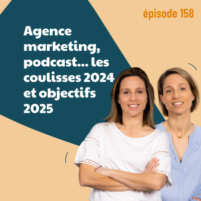 episode 158 - Agence marketing, podcast & projets pro : debrief 2024 et objectifs 2025 ! artwork