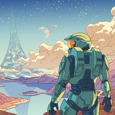 episode “The Autumn, She’s Been Hit!” The wish that changed Halo forever artwork