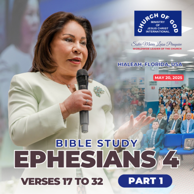 episode Bible Study: Ephesians 4: 17 - 32, Part 1 - Hialeah, Florida, USA – Sister Maria Luisa Piraquive (May 20, 2025) artwork