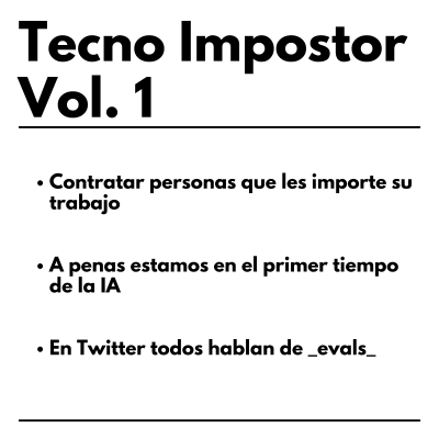 episode Tecno Impostor Vol. 1 artwork