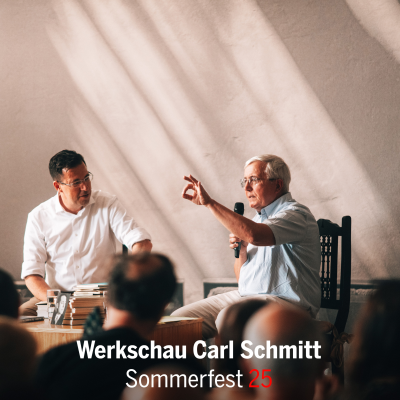 episode »Carl Schmitt – unbedingt!« – Dr. Thor v. Waldstein im Gespräch mit Dr. Erik Lehnert artwork