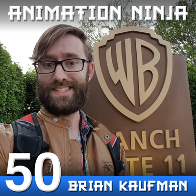 episode AN 50: Brian Kaufman and Unikitty artwork