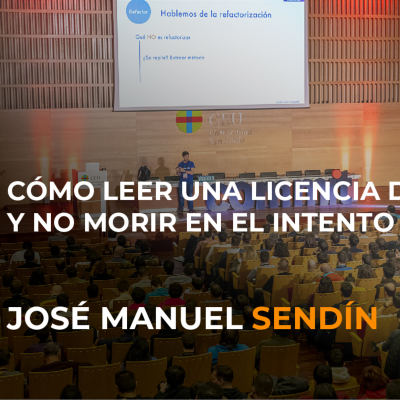 episode Cómo leer una licencia de software y no morir en el intento - José Manuel Sendín artwork