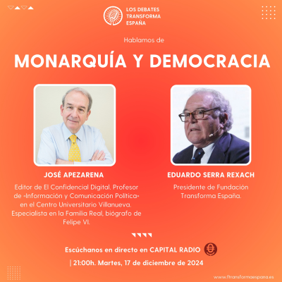 episode Los debates Transforma España. Monarquía y Democracia. artwork