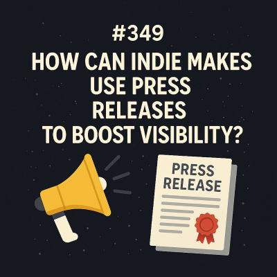 episode #349 - How Indie Makers Can Leverage Press Releases & Niche Marketing to Boost Visibility artwork
