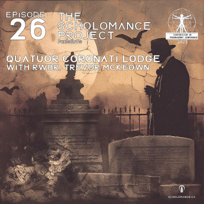 episode Quatuor Coronati Lodge with RWBr. Trevor McKeown artwork