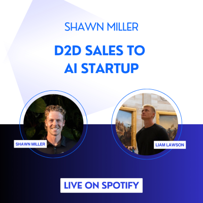 episode D2D Sales to AI Startup with Shawn Miller (InboundrAI) artwork