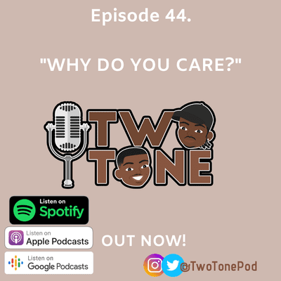 episode 44: "WHY DO YOU CARE?" artwork