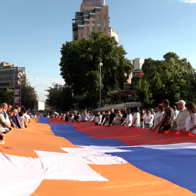 episode Yerevan protest calls for urgent action for Artsakh Armenians artwork