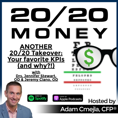 episode ANOTHER 20/20 Takeover: Your favorite KPIs (and why?!) w/ Drs. Jennifer Stewart, OD & Jeremy Ciano, OD artwork