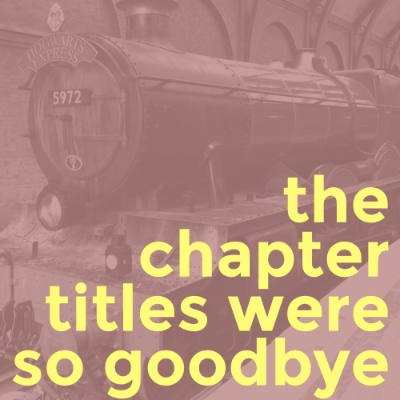 episode The Chapter Titles Were So Goodbye artwork