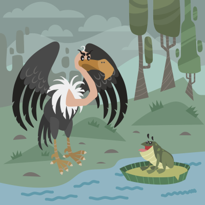 episode The Frog and the Condor-Storytelling Podcast for Kids:E312 artwork