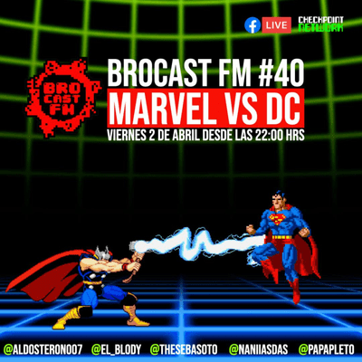 episode Brocast FM #40 - Marvel vs DC artwork
