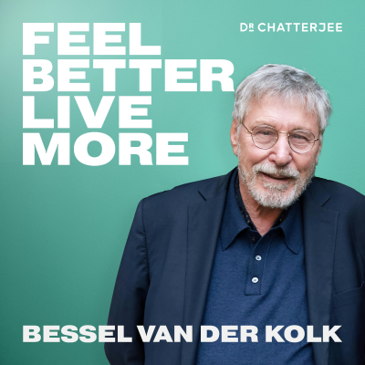 episode #483 How To Heal Your Past, Improve Your Mental Wellbeing & Unlock Your Full Potential with Dr Bessel van der Kolk artwork