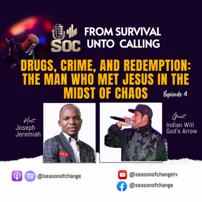 episode DRUGS, CRIME, AND REDEMPTION: THE MAN MET JESUS IN THE MIDST OF CHAOS artwork