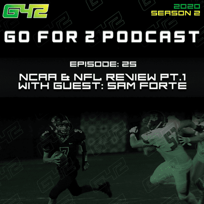 episode Episode 25: NCAA & NFL Review Pt. 1 - With Guest: Sam Forte artwork