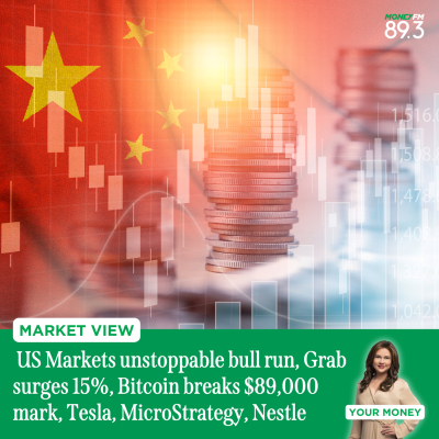 episode Market View: US Markets unstoppable bull run, Grab surges 15%, Bitcoin breaks $89,000 mark, Tesla, MicroStrategy, Nestle, Procter & Gamble, Japanese chips and AI, Food Empire artwork