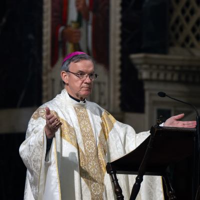 episode Bishop John Arnold: Communicating using language that encourages hope and peace artwork