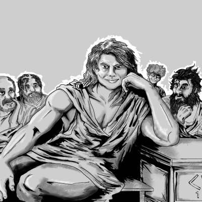 episode Cuchame Una Cosa Podcast - EP 102 "Alcibiades era el Puto Malo de Grecia" artwork