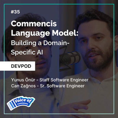 episode #35 - DEVPOD - Commencis Language Model: Building a Domain-Specific AI artwork