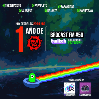 episode Brocast FM #50 - 1 Año de Brocast FM artwork